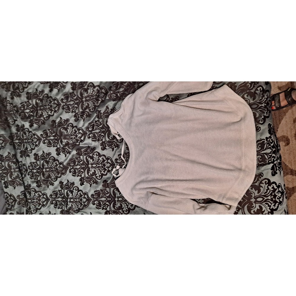 A New Day White Sweater Size XL Tie Back